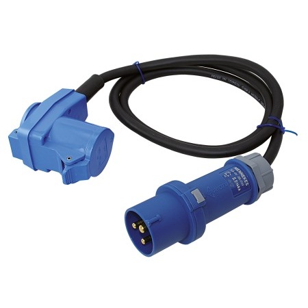 CEE - plugs - CEE - Adapter - CEE Plug to Schuko multi socket
