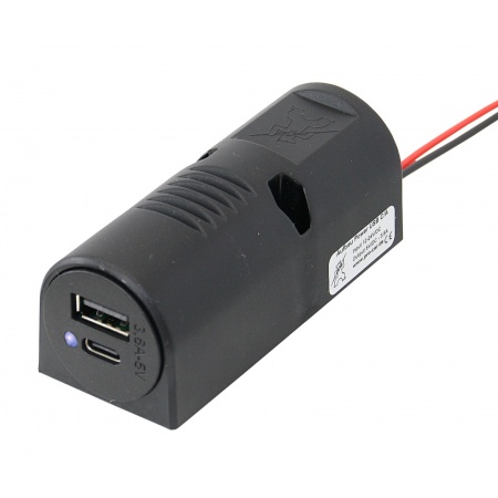 Fontastic Kfz-Ladeadapter Lito USB-A + USB Typ-C, 27Watt